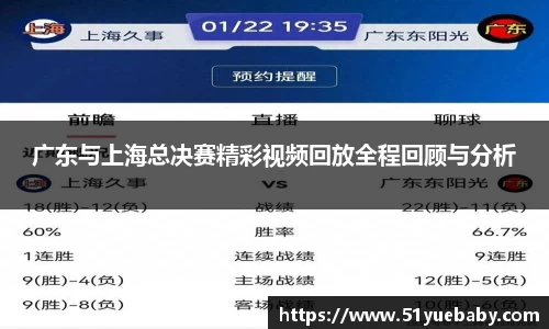广东与上海总决赛精彩视频回放全程回顾与分析